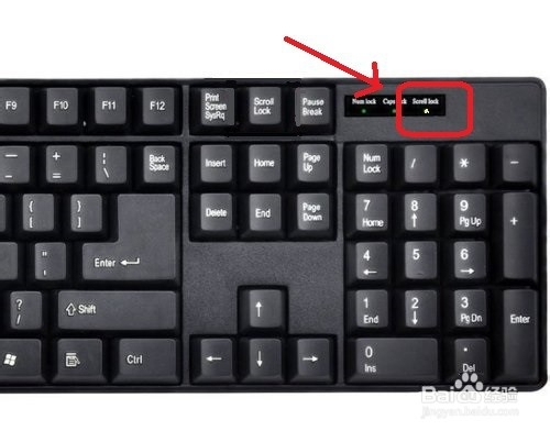 scroll lock怎么关