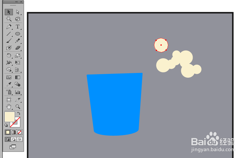 怎样在illustrator中绘制爆米花小图标