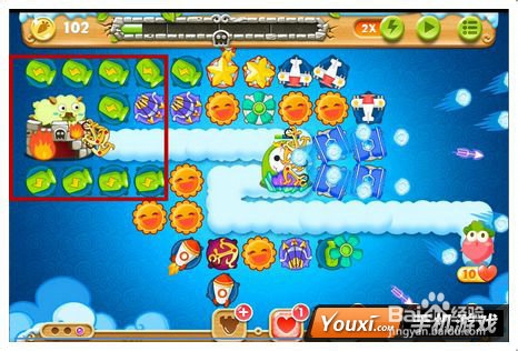 保卫萝卜2第60关攻略