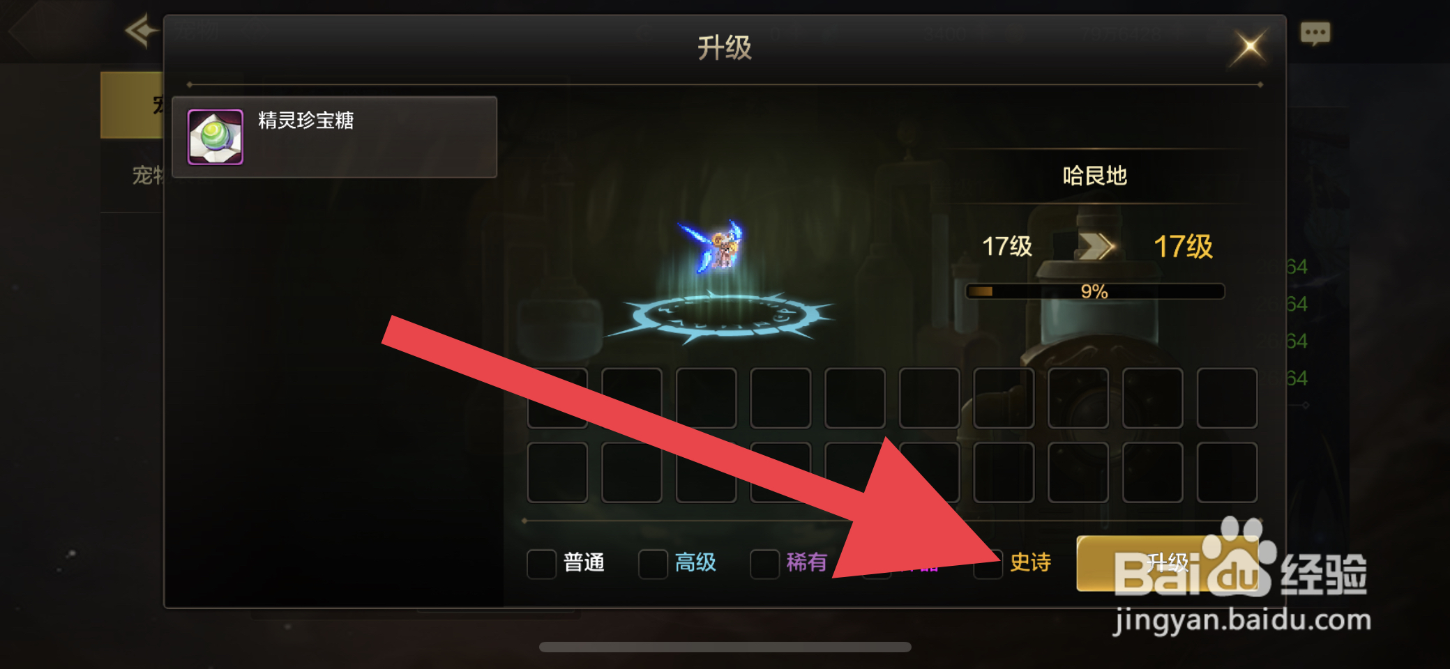 DNF手游如何升级宠物