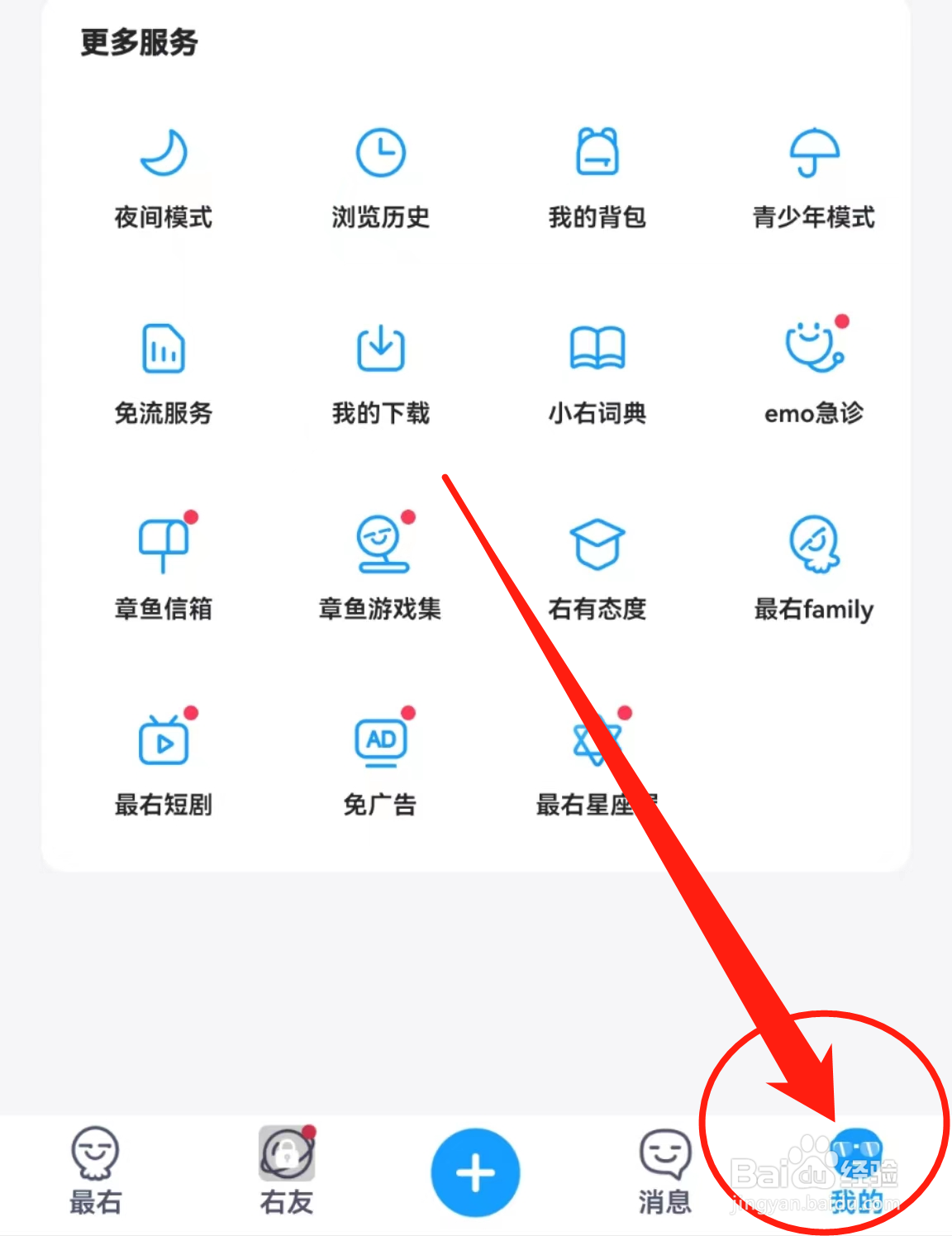 如何查看最右软件中的隐私设置