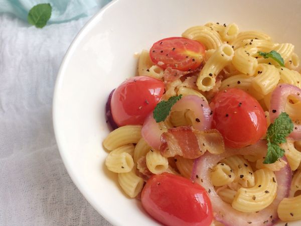 小番茄培根意大利面