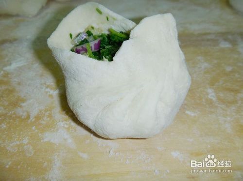 苋菜鸡蛋包子