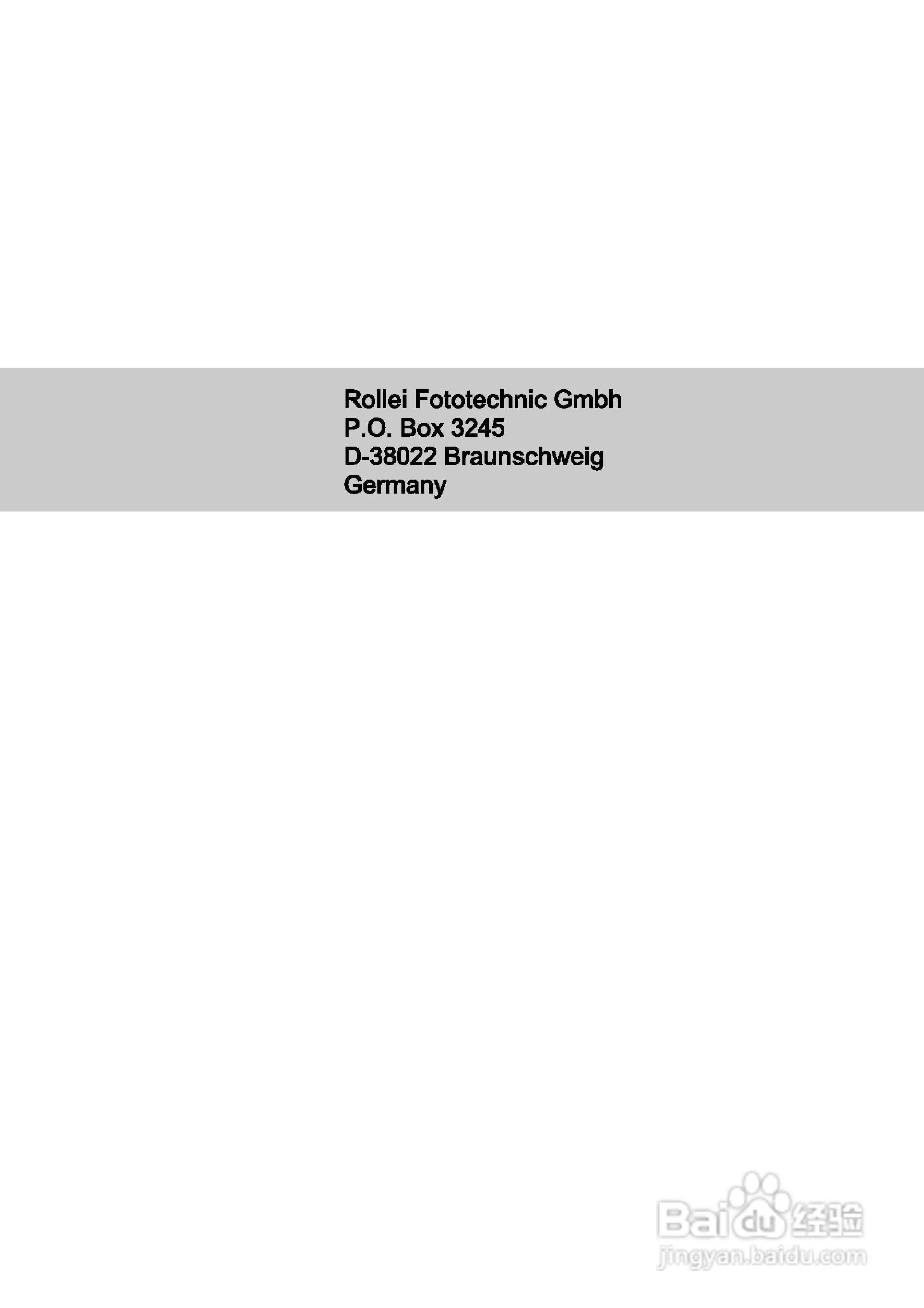 Rollei ek230型数码相机使用说明书:[4]