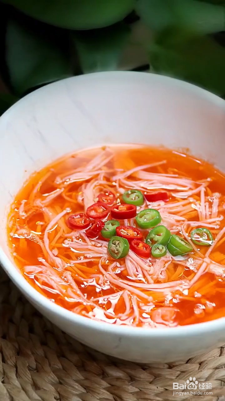 如何制作酸甜金针菇