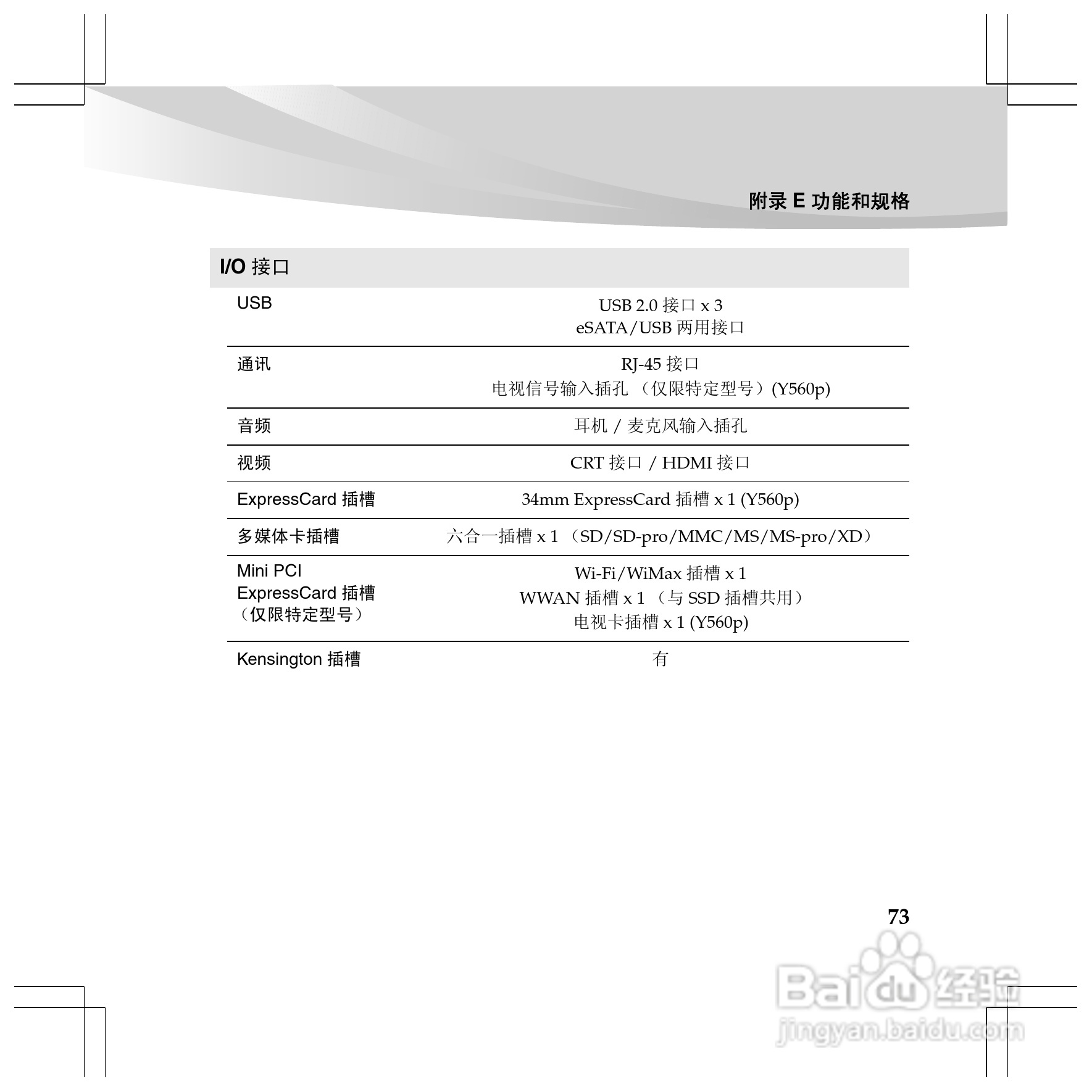 联想Y460p笔记本电脑使用说明书:[9]