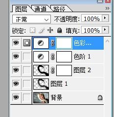 如何在PS中让白发变黑发