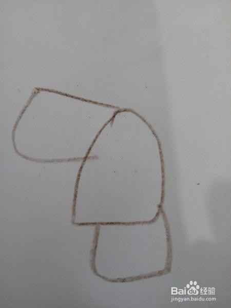 彩笔简画小狗