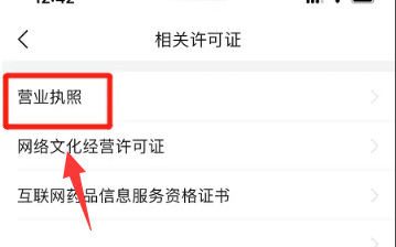 今日头条的营业执照怎么查看