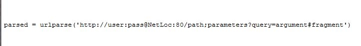 Python教程：[20]urlsplit和urlparse的区别