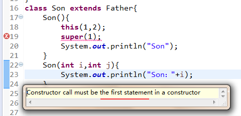 Java的构造方法的加载机制Constructor