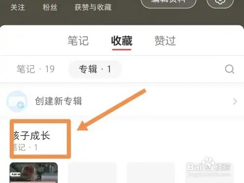小红书专辑中的作品怎样删除