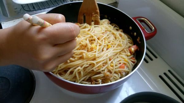 金枪鱼意大利面