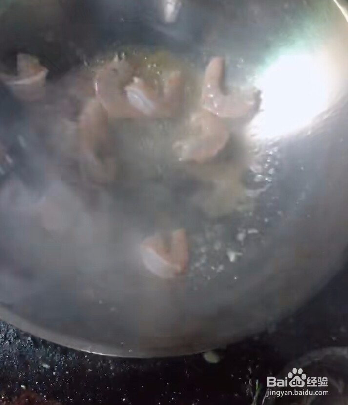 在家做西兰花炒虾仁
