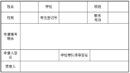 大学里的“缓考”是什么