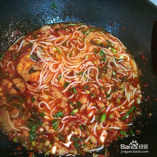 酸豆角米粉的做法