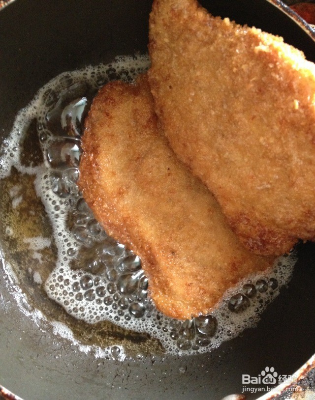 煎炸黑椒猪扒的做法