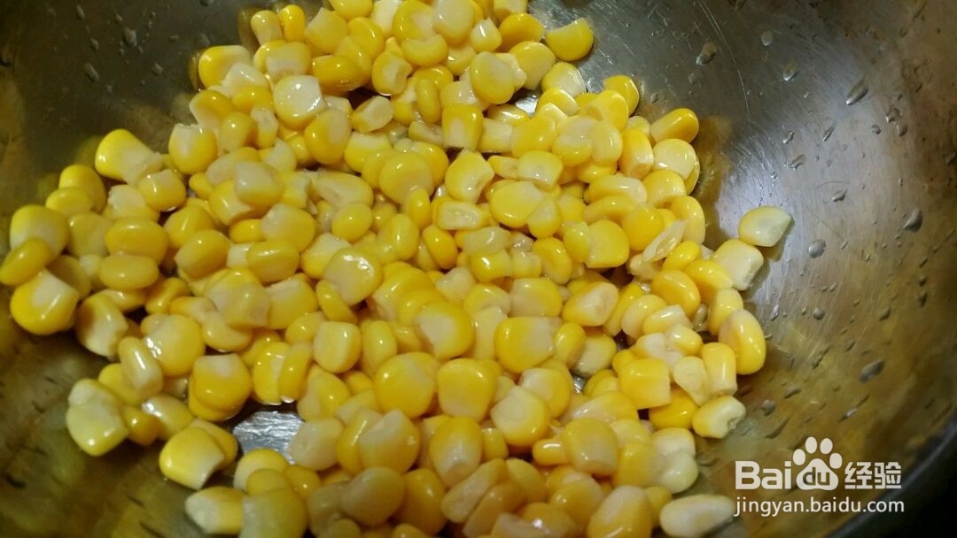 椰奶玉米饼的做法