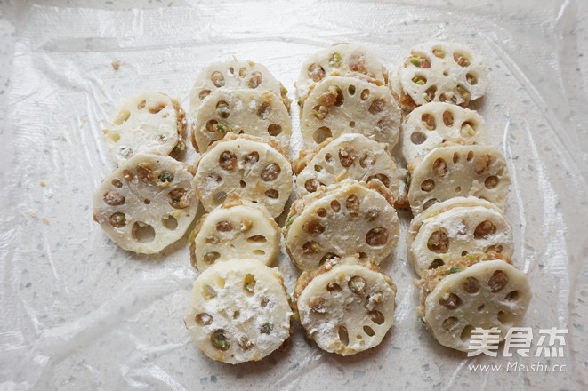 香炸藕盒的做法