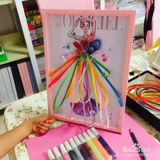 个性纸张diy，趣味手工小树