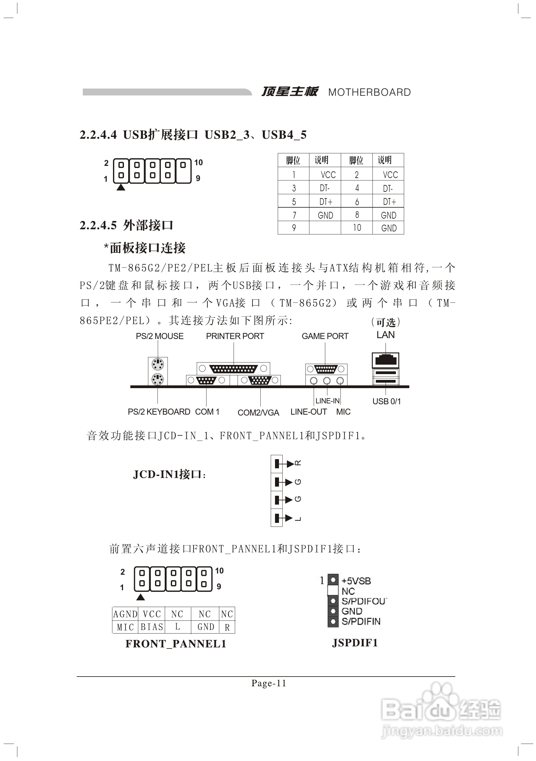 顶星TM-865G2型主板说明书:[2]