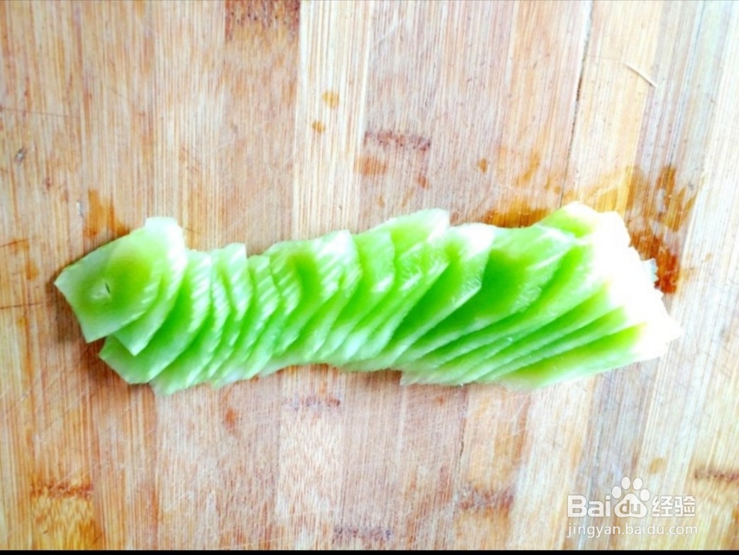 凉拌青笋的做法