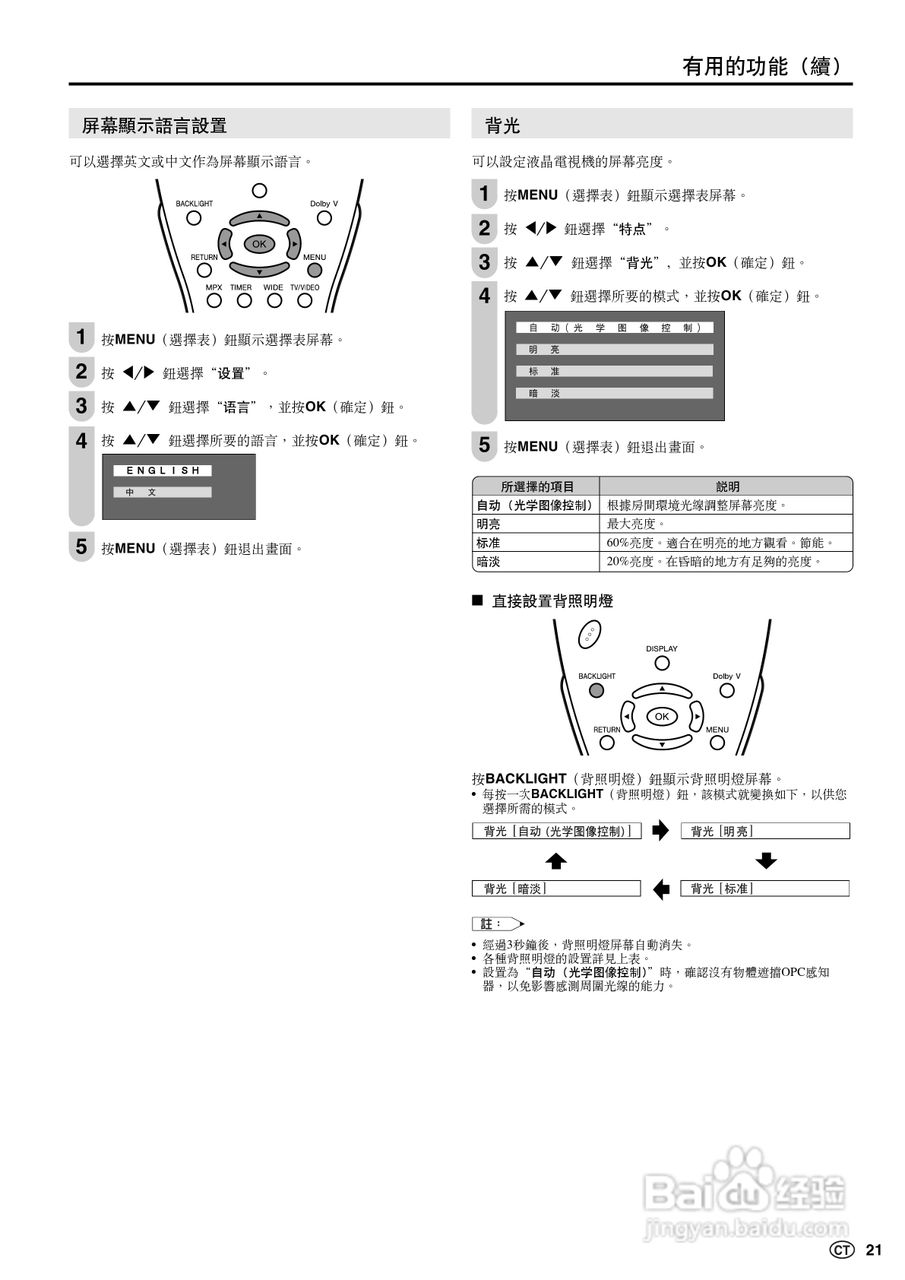 声宝LC-22GA3H型液晶电视机说明书:[3]