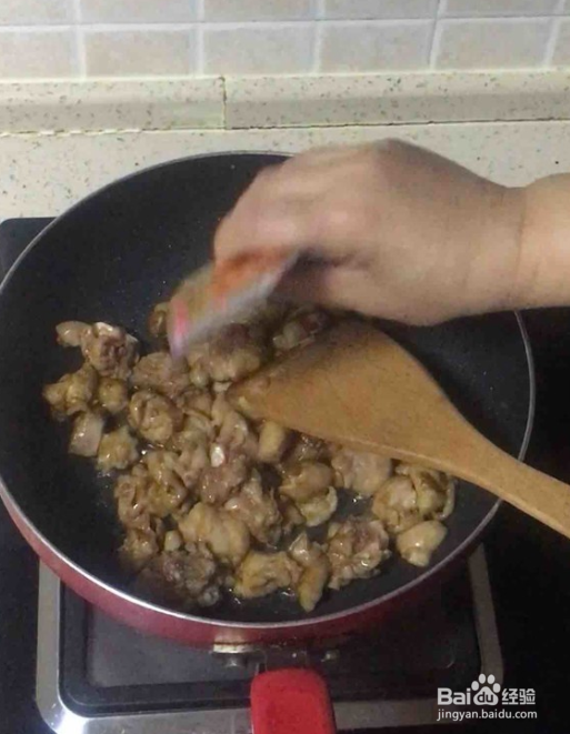 油茶籽油炒鸡的做法