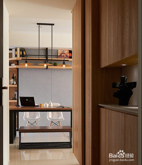 休闲雅致工业居宅的室内效果图