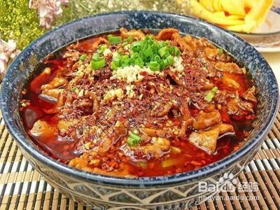 水煮肉片的制作方法