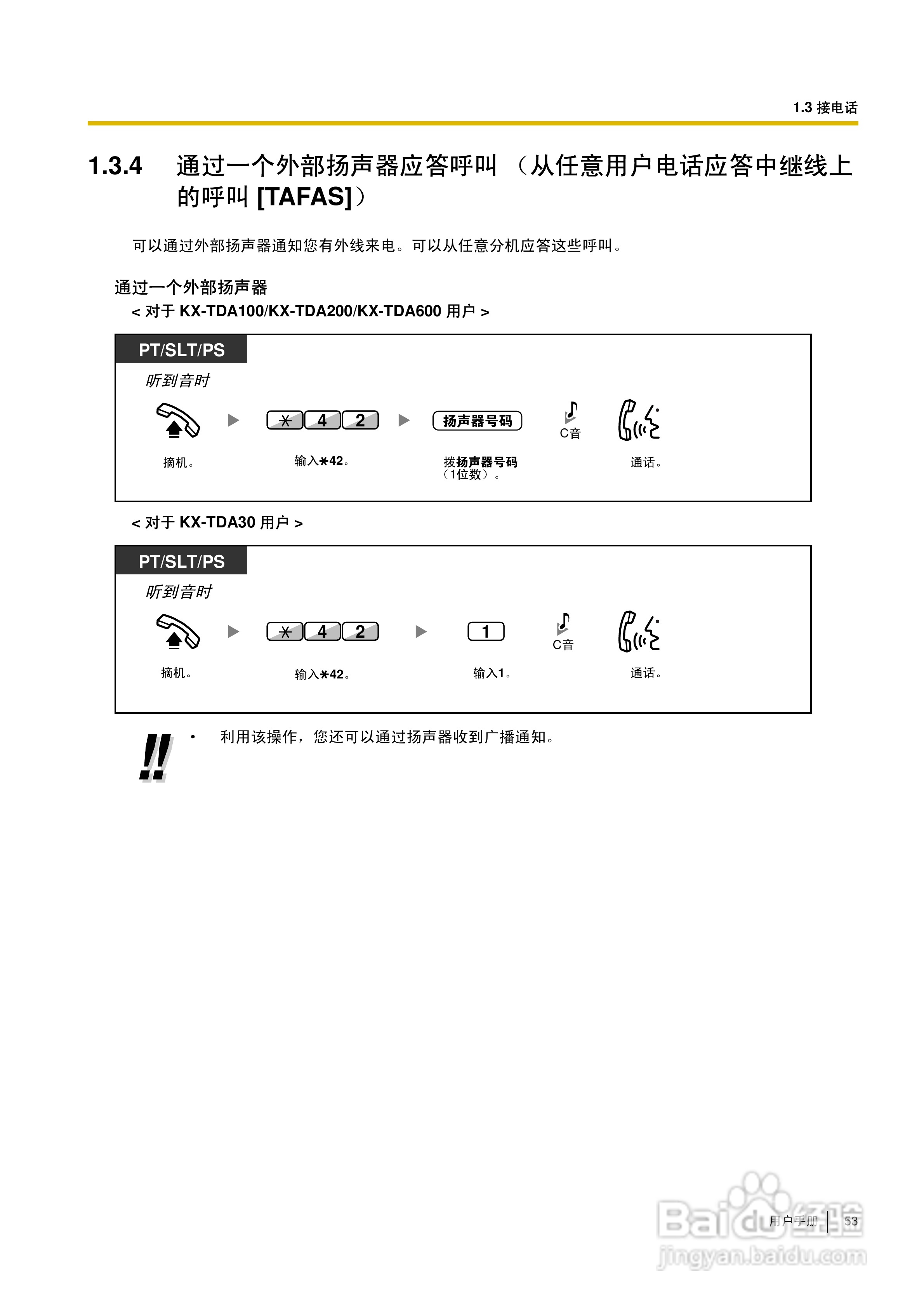 Panasonic KX-TDA30/TDA100/TDA200/TDA600电话交换机:[6]