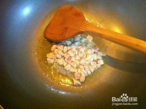 毛豆炒咸菜的做法