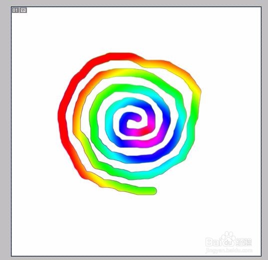 如何用ps制作多彩的线条