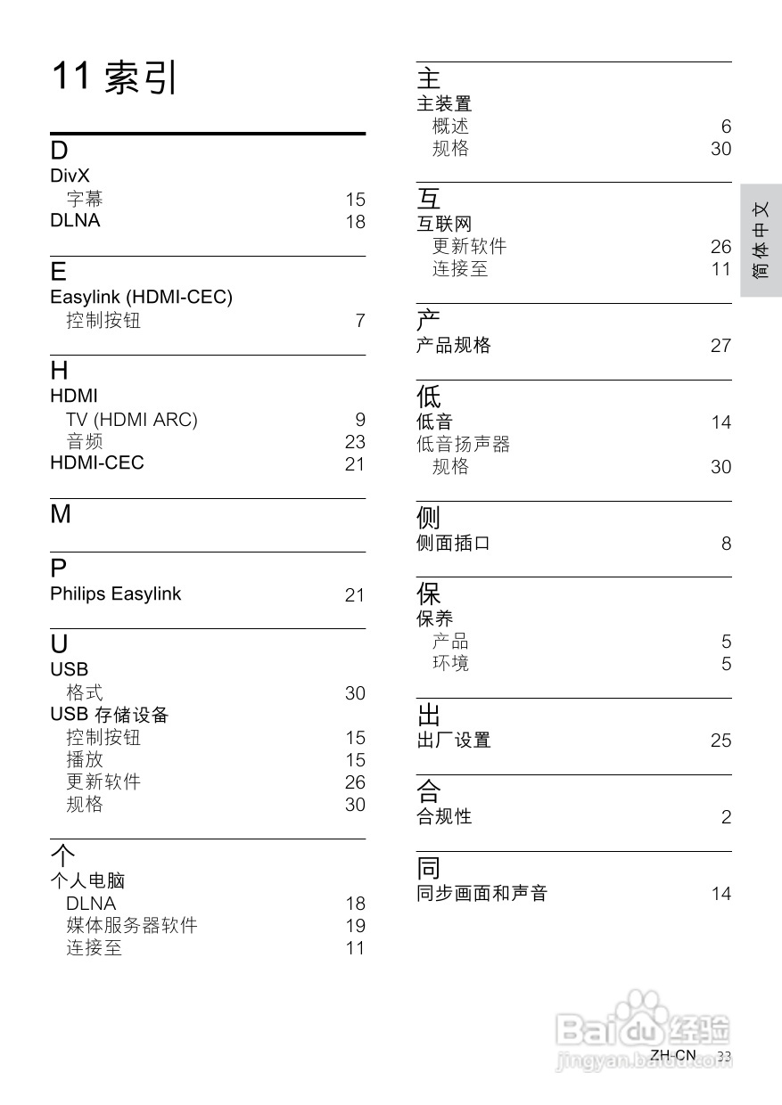 PHILIPS CSS5123影音组合说明书:[2]
