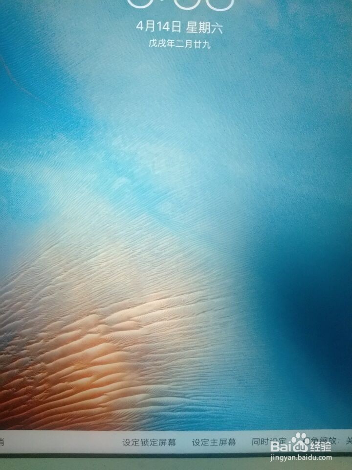 ipad如何换主题墙纸