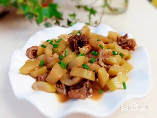 肉烧瓠子的制作方法