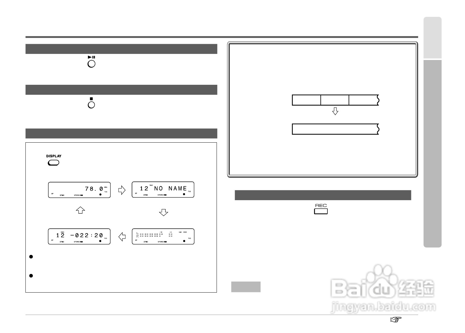 SHARP SD-FX1音响使用说明书:[3]