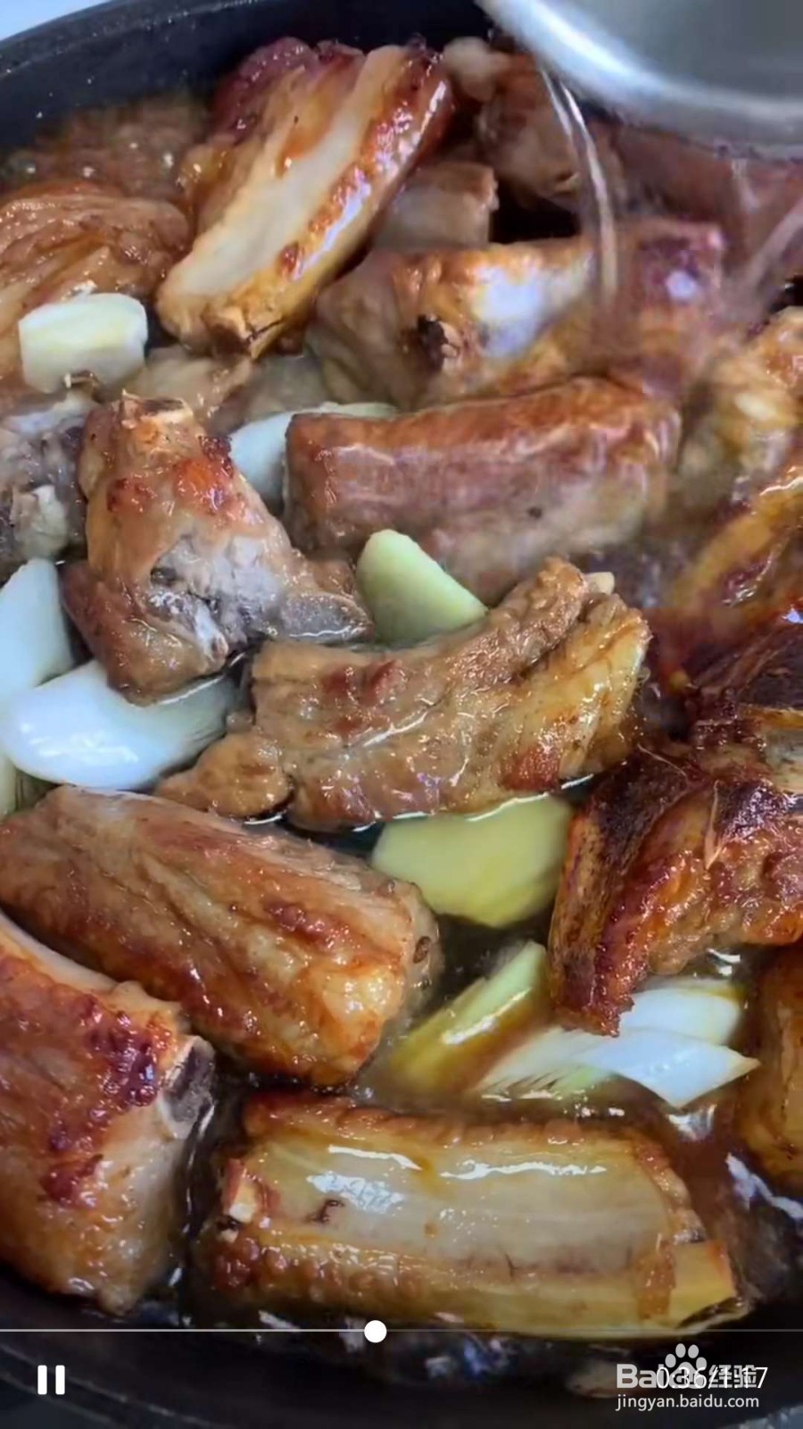 冰糖排骨的做法