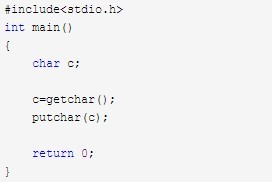 getchar的用法