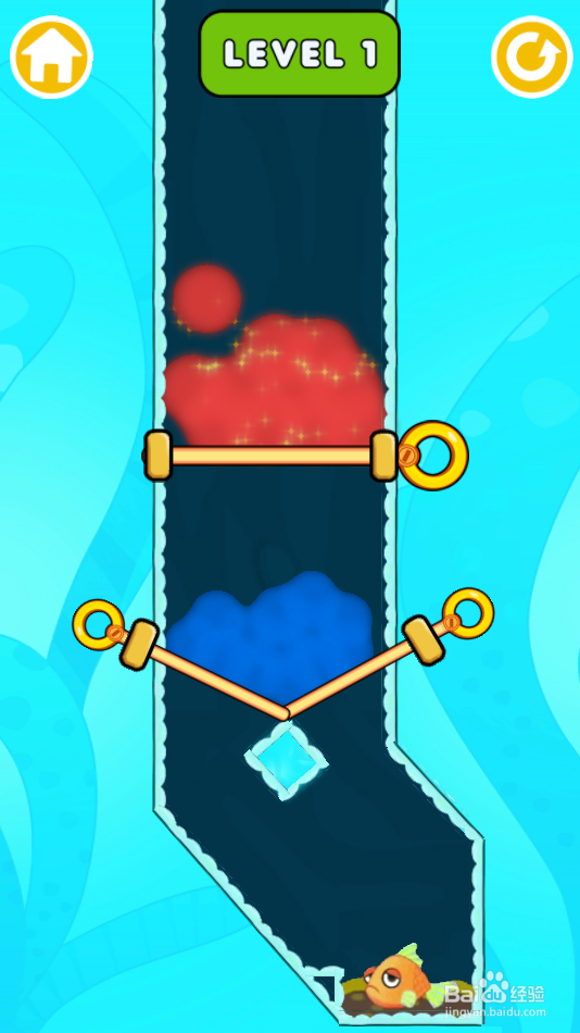 Pins Save The Fish的LEVEL 1如何过关