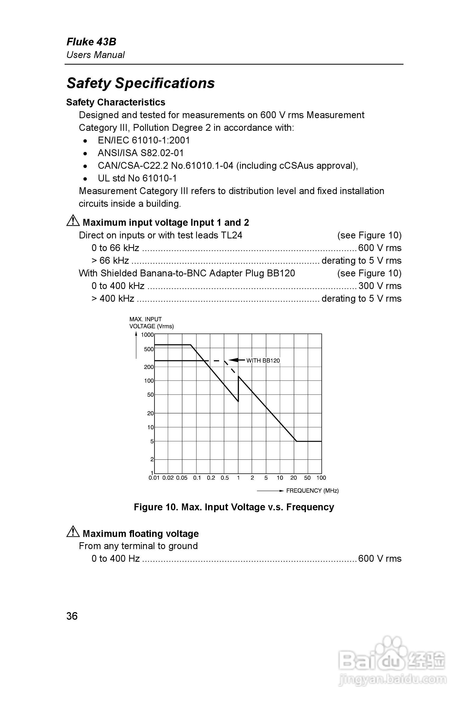 Fluke 43B 电能质量分析仪用户手册:[4]