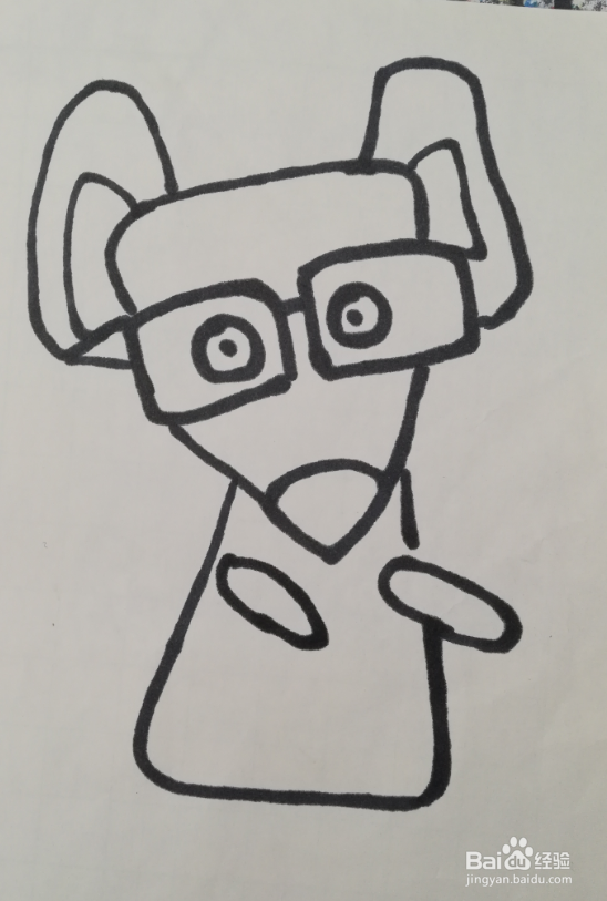 儿童简笔画 小老鼠的画法 小老鼠的简笔画