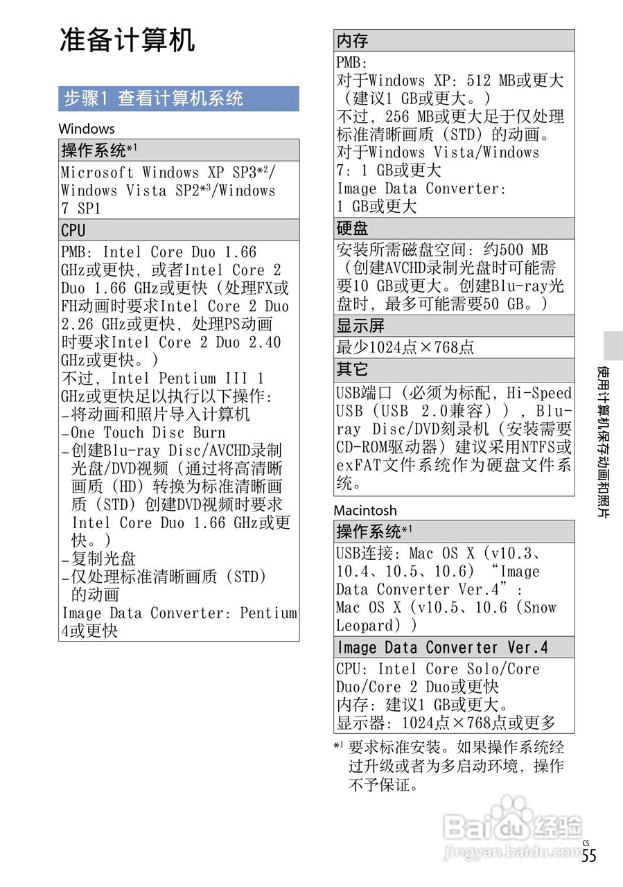 索尼NEX-VG20E数码摄相机使用说明书:[6]