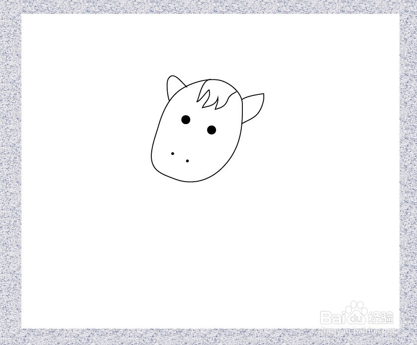 小毛驴简笔画怎么画