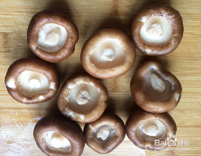 青菜香菇的做法