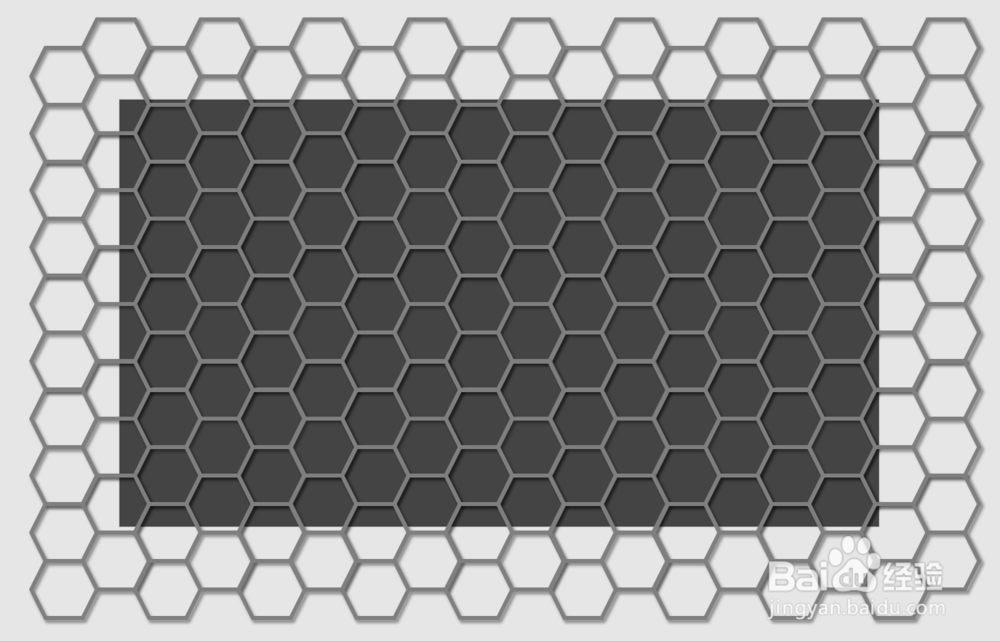怎样用PPT插件iSlide制作镂空效果的蜂窝状背景