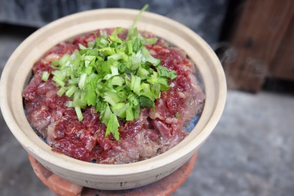 碳火蝶豆兰牛肉饭