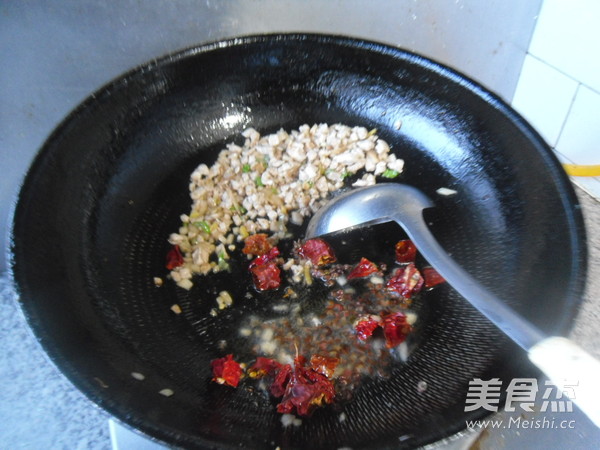 肉末煸炒四季豆