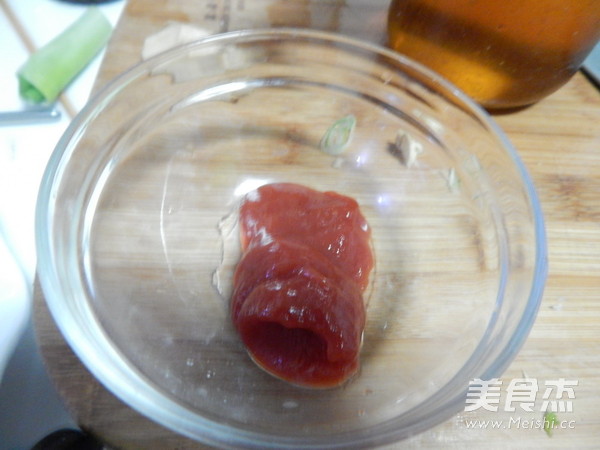 茄汁藕条的做法