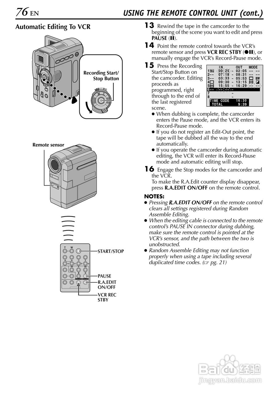 胜利JVC GR-DVX709SH数码摄像机使用说明书:[8]